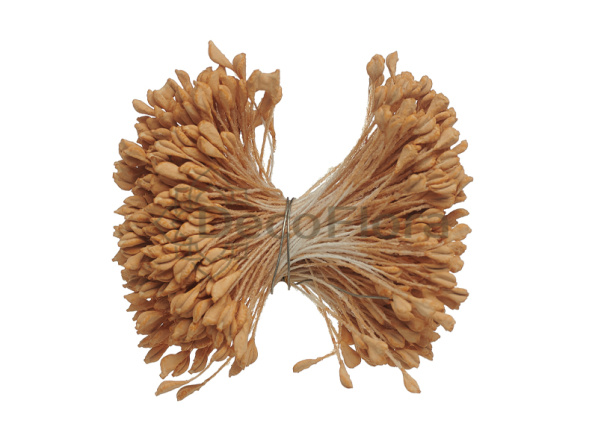 Тычинка для цветов 0,6см тёмно-бежевая (в упаковке 330шт)