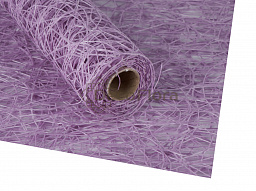 Сетка искусственная сизаль - бело-фиолетовый 